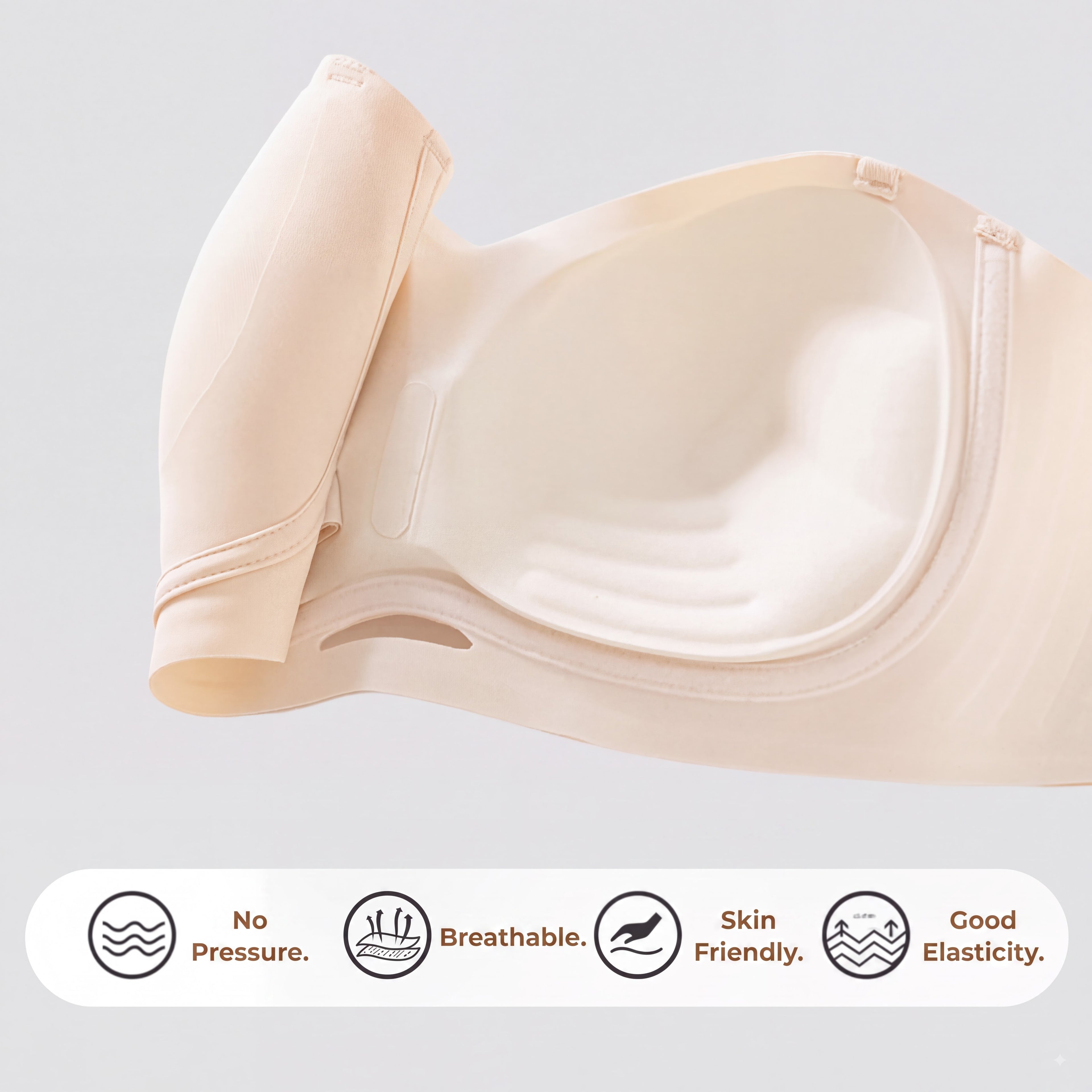 Women's Convertible Strapless Minimizer Bandeau Bra Underwire Unlined for Large Bust