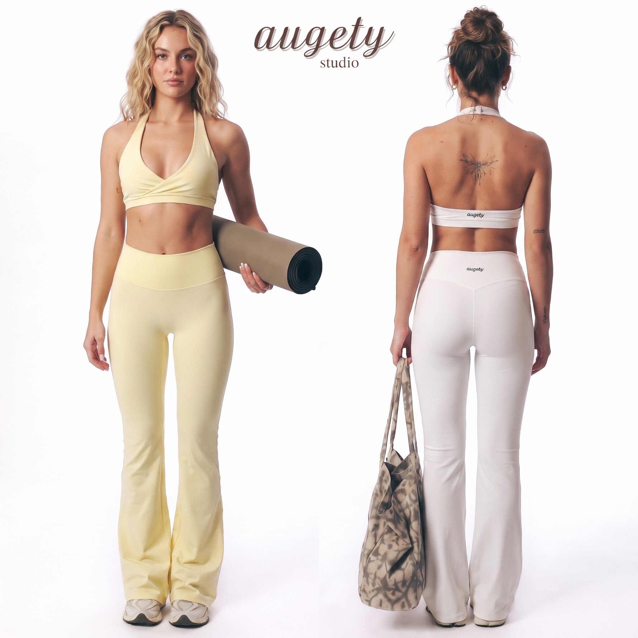 FITME No Front Seam High Waisted Workout Leggings for Women Buttery Soft Yoga Pants Gym Athletic Tights