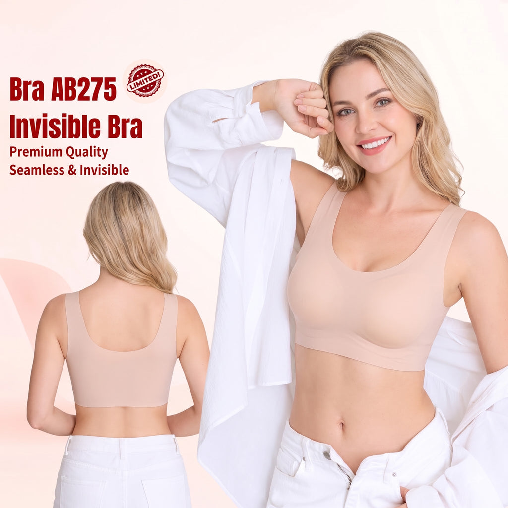 Women Jelly Bras Wirefree Full Coverage No Underwire Everyday Bras Comfortable Wireless Padded Tshirt Bra