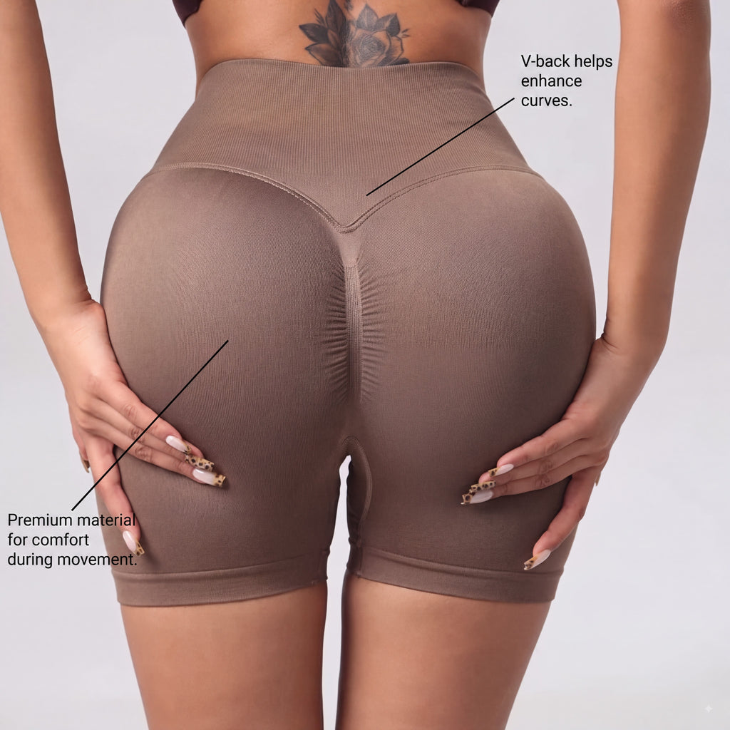YOGA Secretsculpt Womens Butterlift High Waist Scrunch Butt Biker Shorts 4/6 Inches - No Front Seam Workout Gym Booty