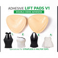 Invisible Lift - Patented Sticky Fashion Bra Inserts Prevents Nipple Slips No Sewing Required Low Cut Tops Womenswear