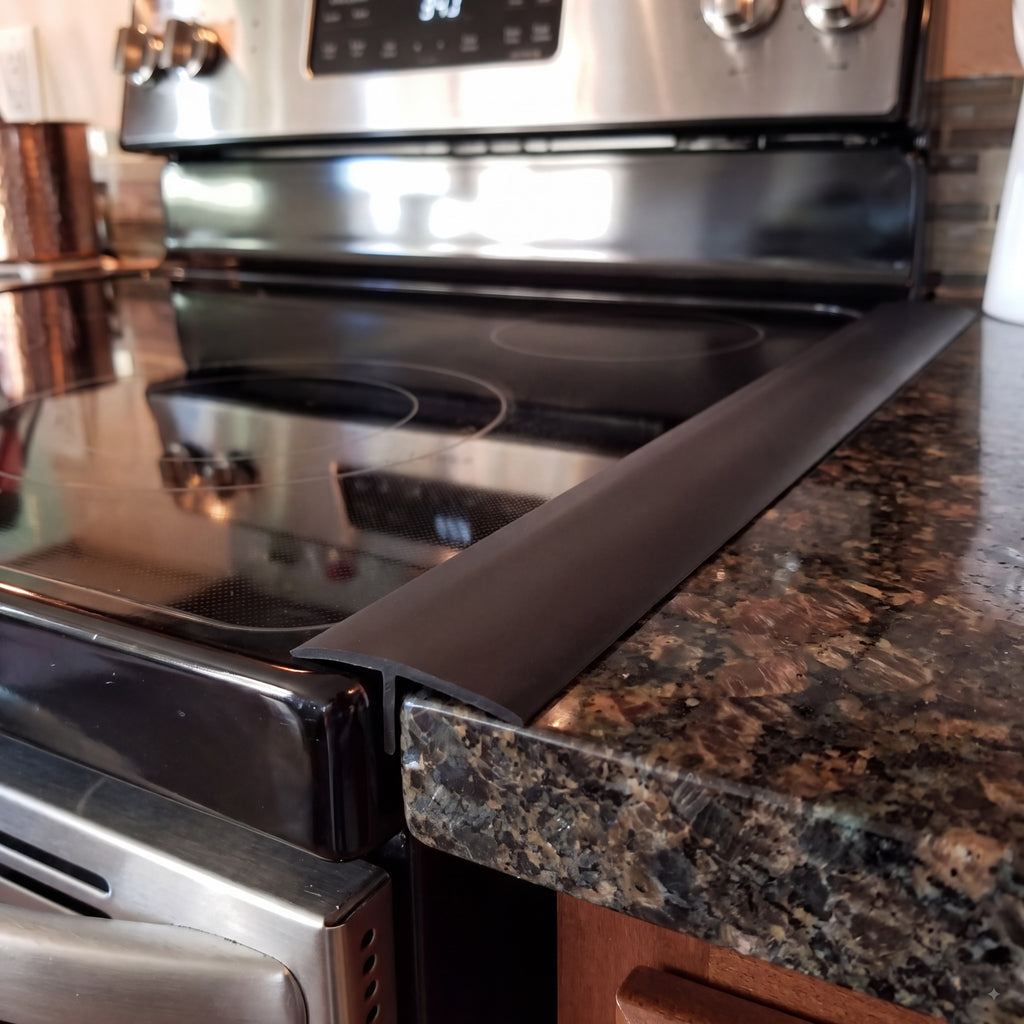 Pcs Silicone Stove Gap Cover, Kitchen Counter Gap Filler, Heat Resistant Oven Gap Filler, Between Kitchen Appliance Washing Machine and Stove, Easy To Clean Seal Fitting kitchen gadgets Protection Utensils Water