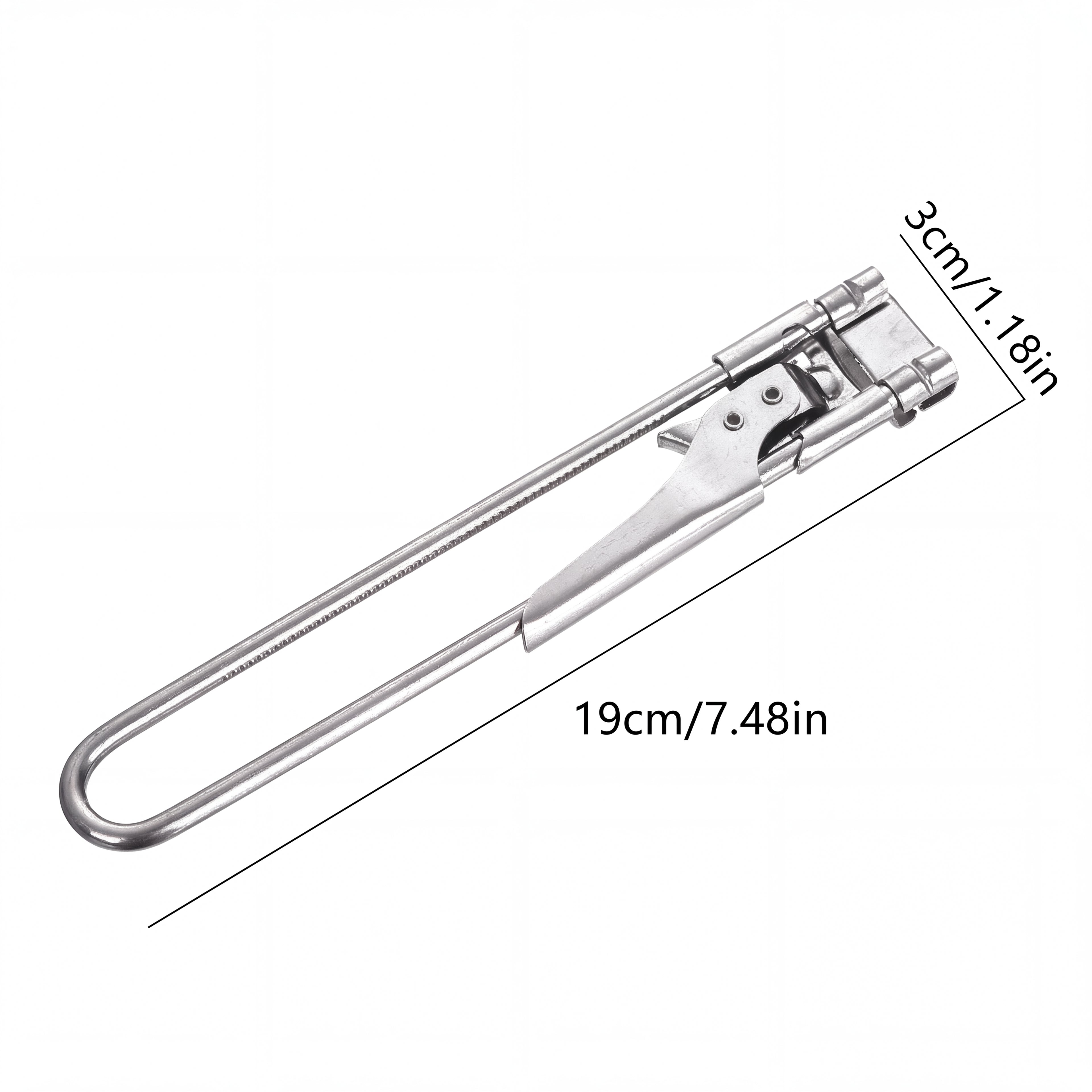 Jar Opener for Weak Hands, Multifunctional Adjustable Can Opener, Stainless Steel Jar Lid Opener Bottle Opener Tool for Seniors with Arthritis, Manual Jar Gripper for Kitchen