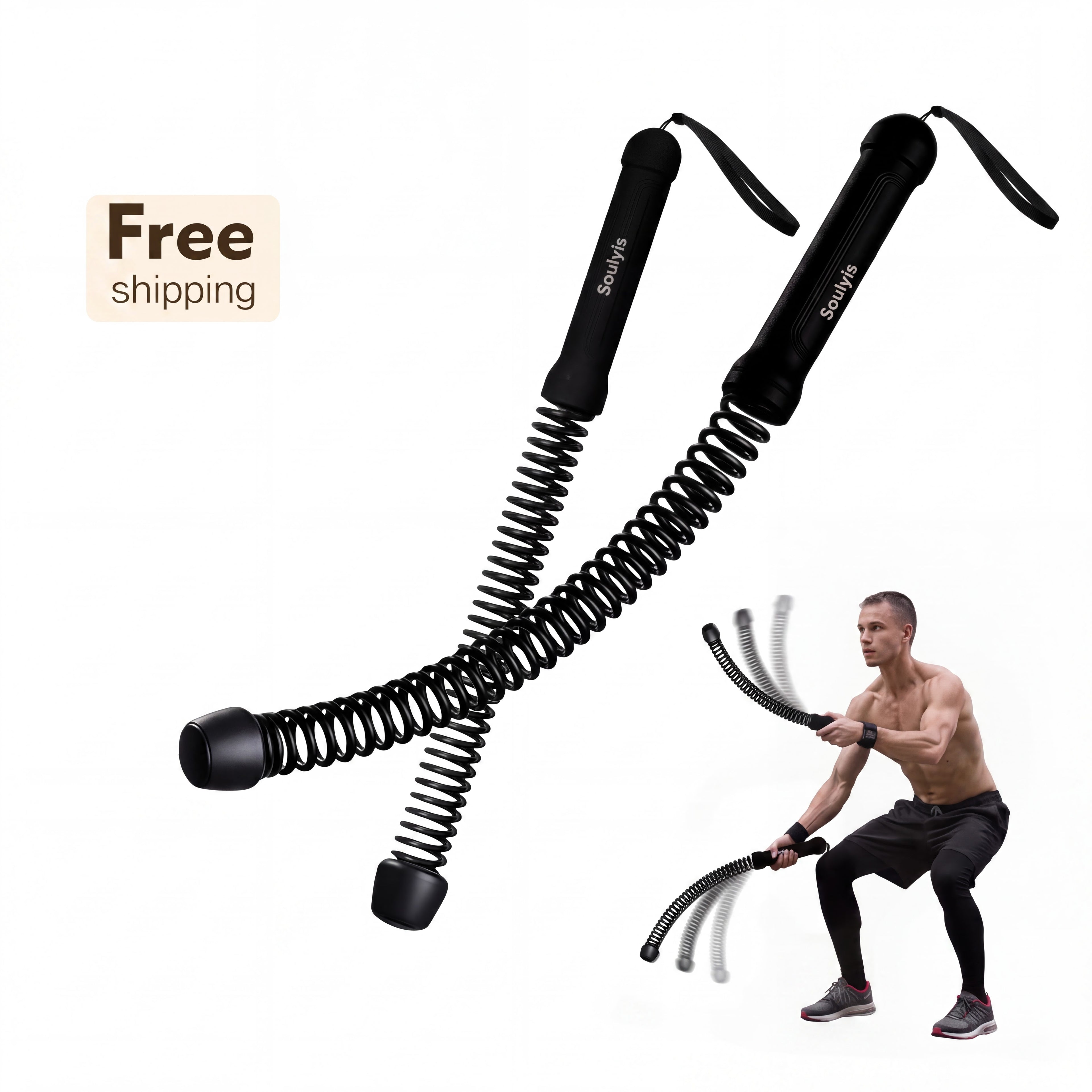 Cordless Battle Ropes for Home Gym -summervibes Cordless Training Rope Fitness Equipment for Men & Women, Weighted Workout Ropes for HIIT, No-Jump Full-Body Exercise,  Ideal for Fitness Enthusiasts Workout Equipment & Festival Gift