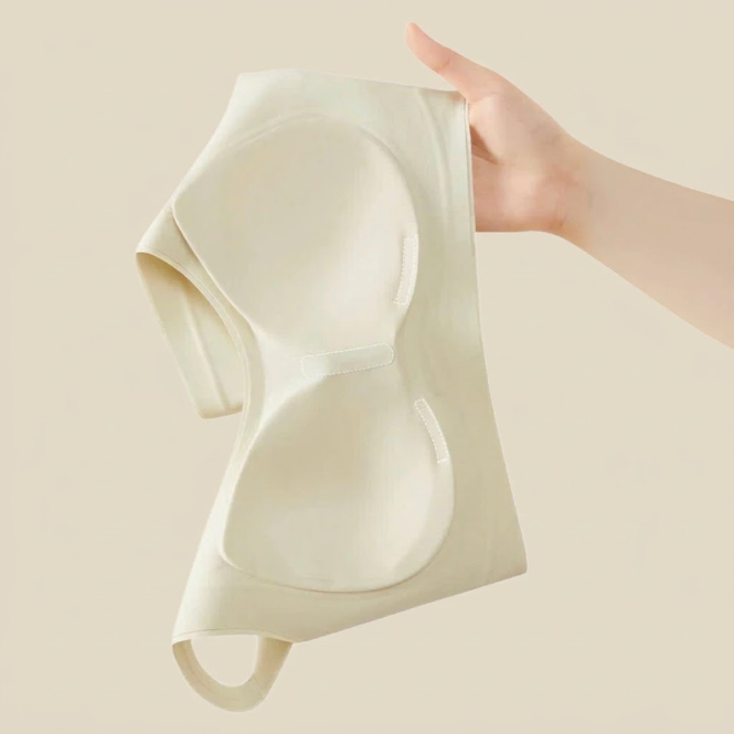 Women Jelly Bras Wirefree Full Coverage No Underwire Everyday Bras Comfortable Wireless Padded Tshirt Bra
