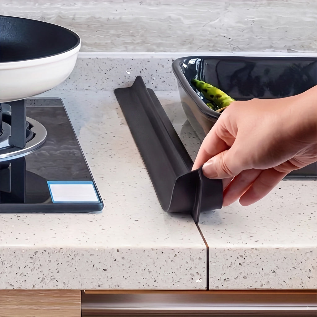 Pcs Silicone Stove Gap Cover, Kitchen Counter Gap Filler, Heat Resistant Oven Gap Filler, Between Kitchen Appliance Washing Machine and Stove, Easy To Clean Seal Fitting kitchen gadgets Protection Utensils Water