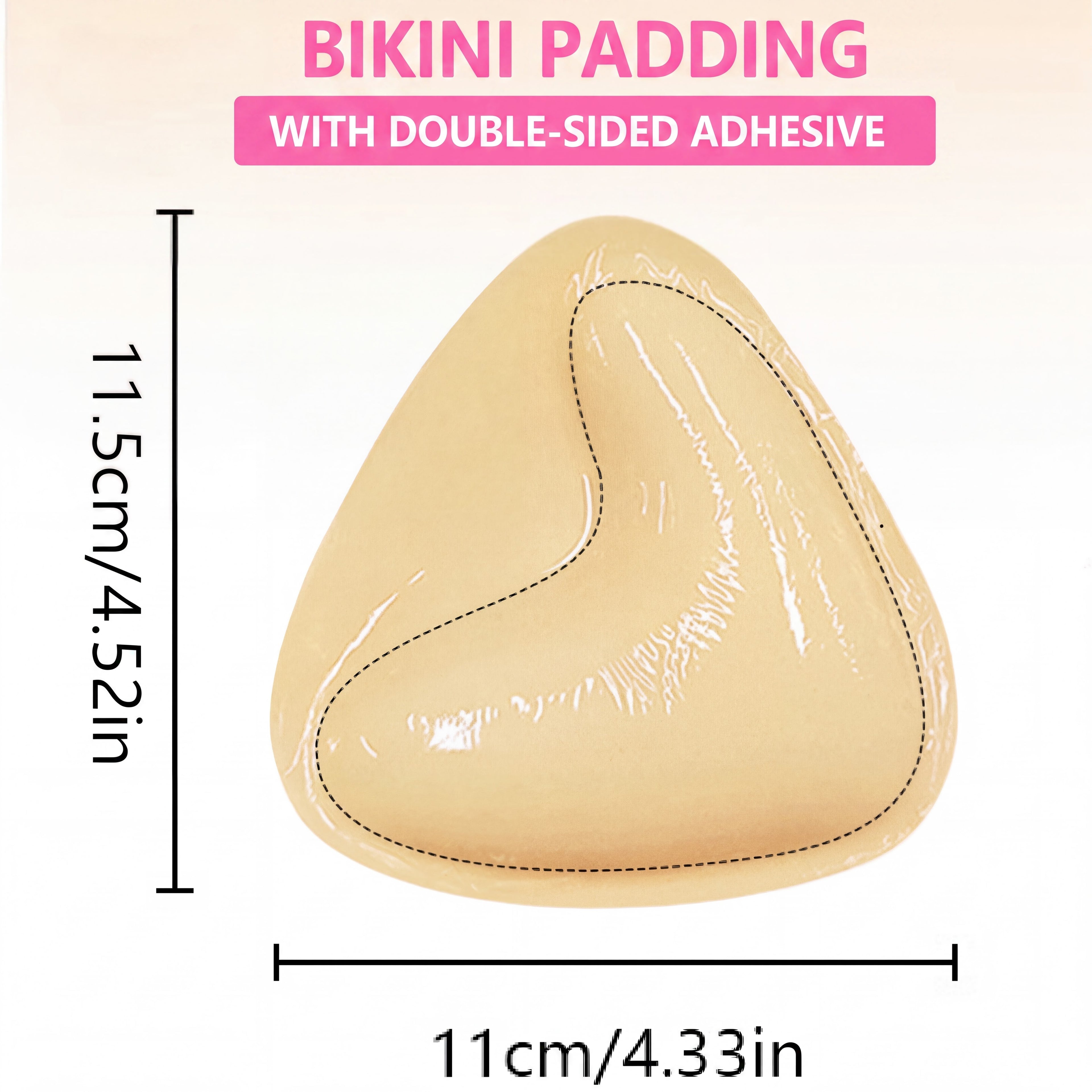 Invisible Lift - Patented Sticky Fashion Bra Inserts Prevents Nipple Slips No Sewing Required Low Cut Tops Womenswear