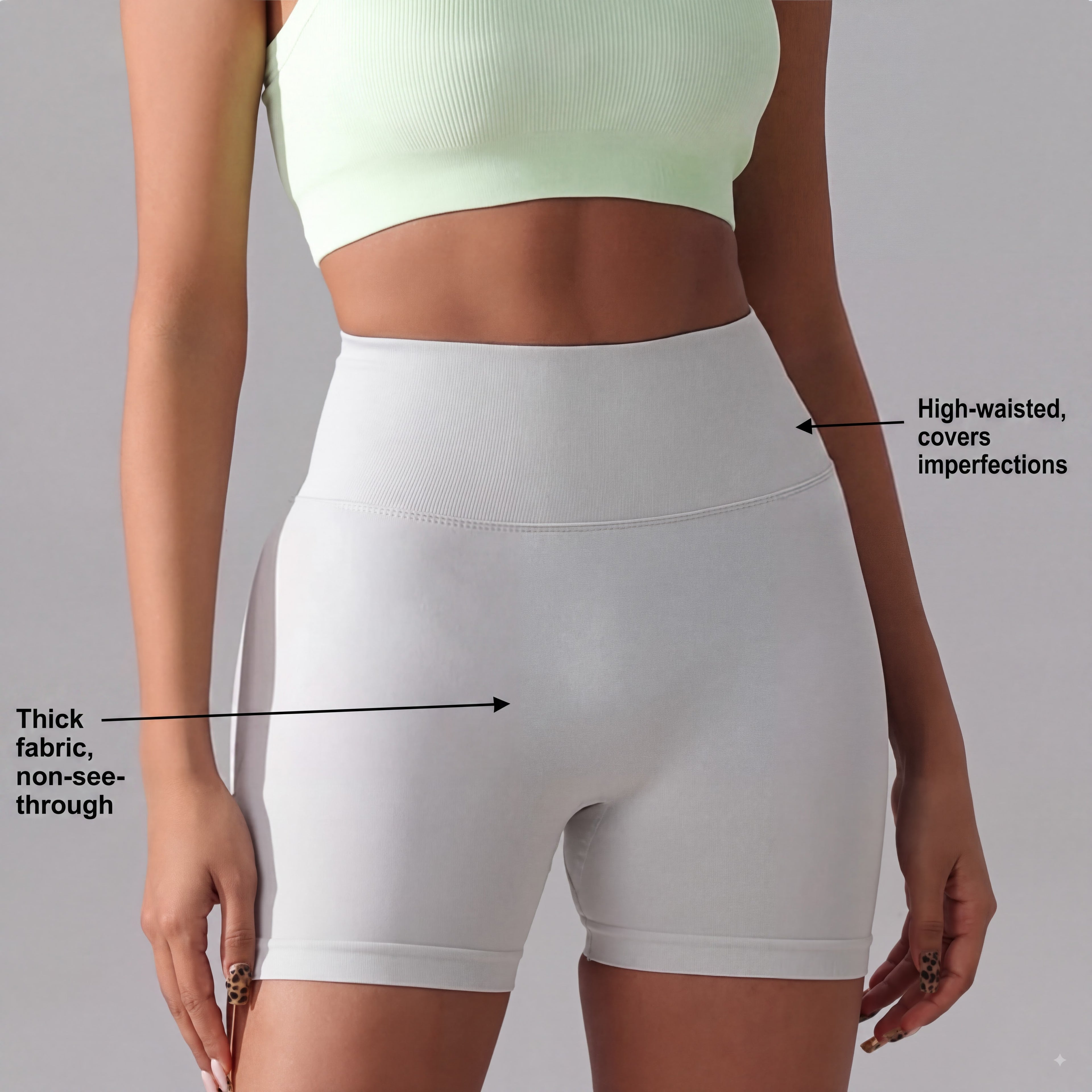 YOGA Secretsculpt Womens Butterlift High Waist Scrunch Butt Biker Shorts 4/6 Inches - No Front Seam Workout Gym Booty