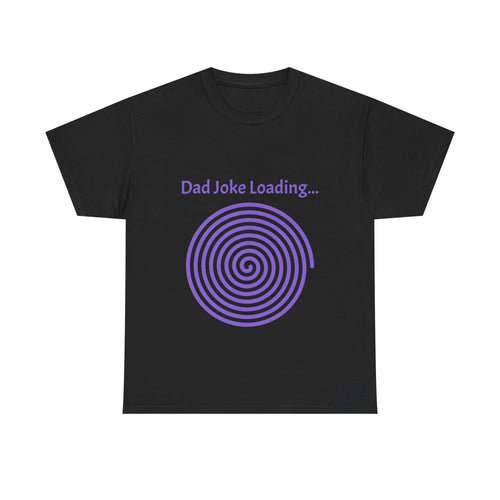 Dad Joke Loading T‑Shirt — Funny Spiral Graphic Tee for Dads & Humor Lovers