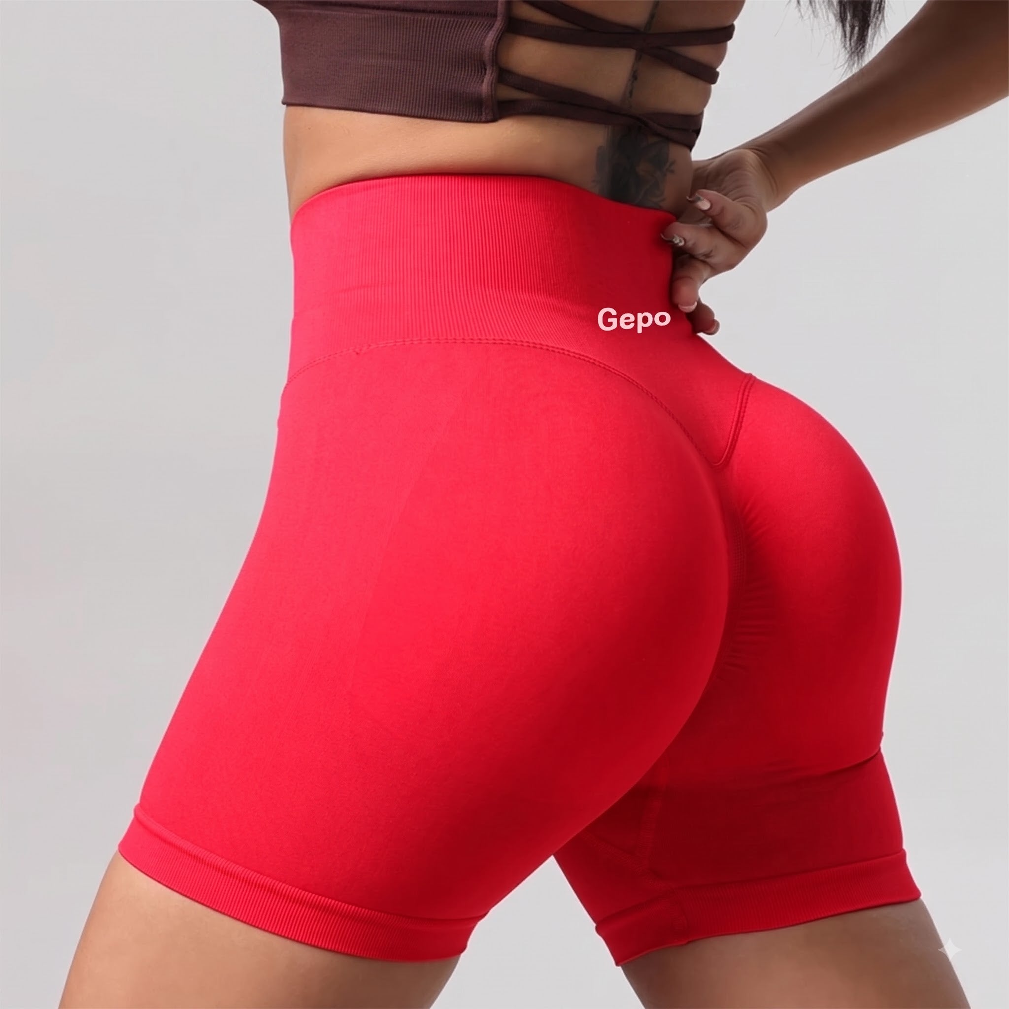 YOGA Secretsculpt Womens Butterlift High Waist Scrunch Butt Biker Shorts 4/6 Inches - No Front Seam Workout Gym Booty