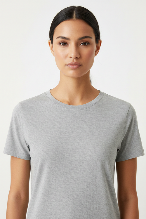 Model wearing Basic T-Shirt