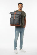 Model wearing Travel Backpack